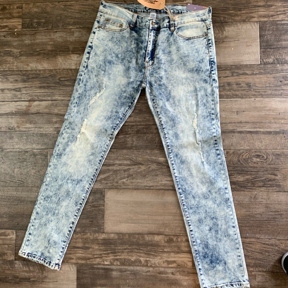 Scout Light Blue Acid Wash Jeans Size 36